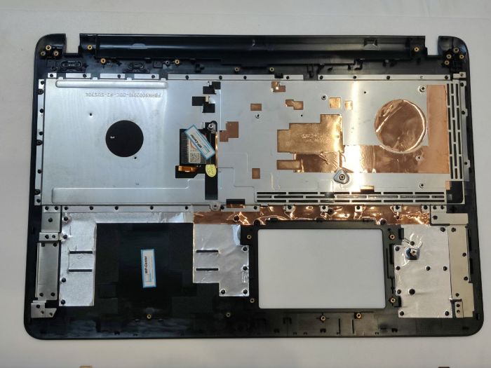 Топкейс для ноутбука Sony SVF15 черная, с подсветкой, с тачпадом