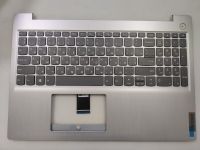 Верхняя часть корпуса (топкейс) Lenovo 3 15ADA05 серебро с клавиатурой