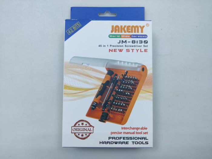 Набор инструментов JAKEMY JM-8130 (45 предметов) (Оригинал)