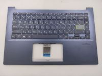 Верхняя часть корпуса (Топкейс) для ноутбука ASUS VivoBook 14/15  M413D, X421DA, X421FA, 39XKSTAJN80, с клавиатурой, без тачпада, синий