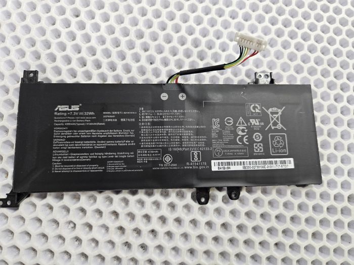 Аккумулятор для ноутбука Asus (B21N1818-3) X409F (Тип 3) оригинал, износ 10%
