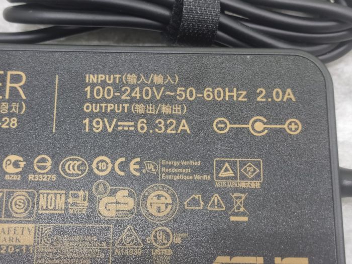 Зарядка для ноутбука Asus 19V 6.3A (120W) 5,5x2,5мм
