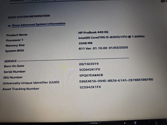 Материнская плата DAX8JMB16E0 для ноутбука HP 440 G6 450 G6 L57501-601 с процессором I5-8265U UMA