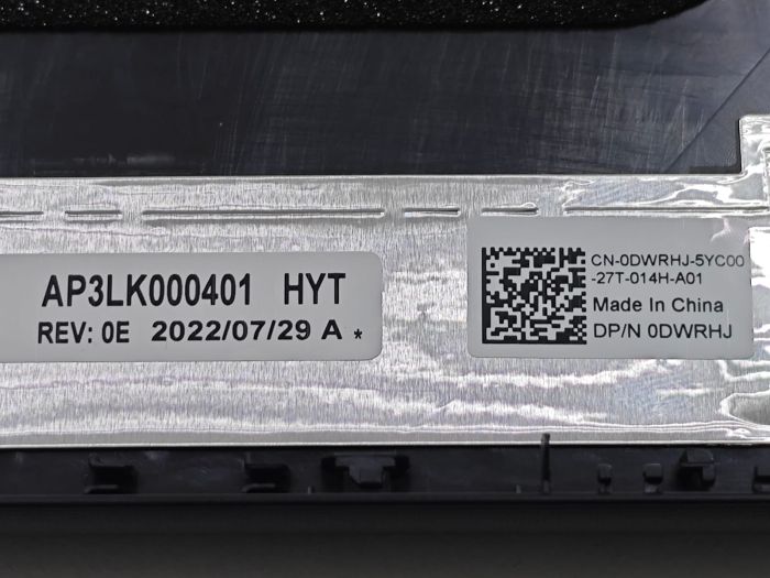 Крышка матрицы для ноутбука Dell Inspiron 15 3510, 3511